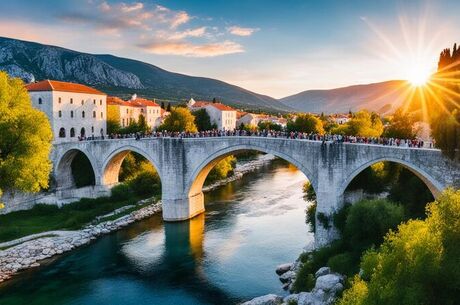 Baştanbaşa Balkanlar Ajet İle Tüm Çevre Gezileri, Ekstra Turlar, Akşam Yemekleri Dahil SAW-SJJ-SAW